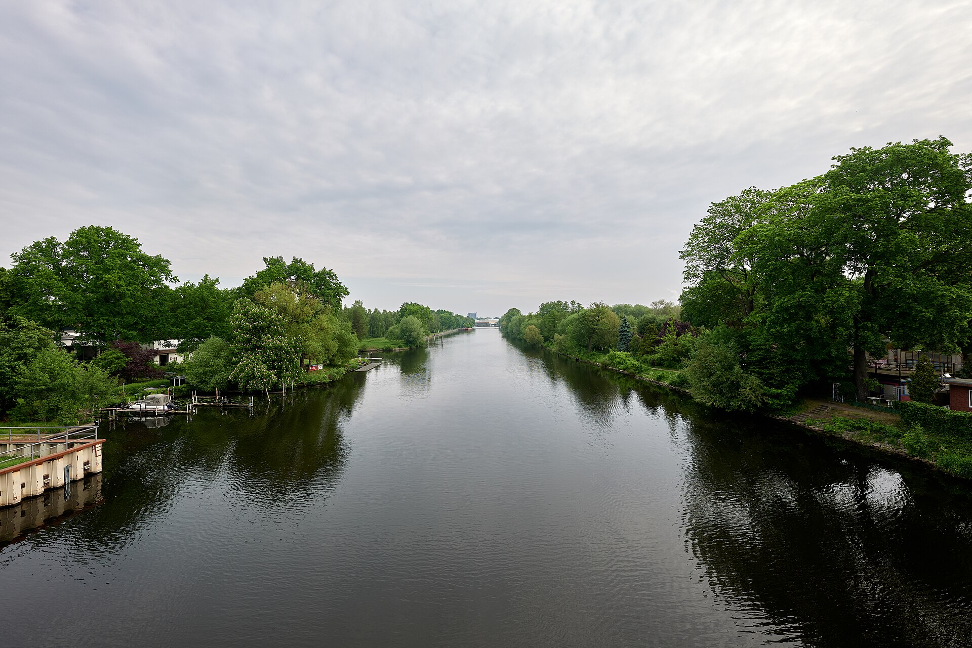 Havelblick von der Freybrücke, 2024. Umgebungsbild, nicht der Fischstand.
