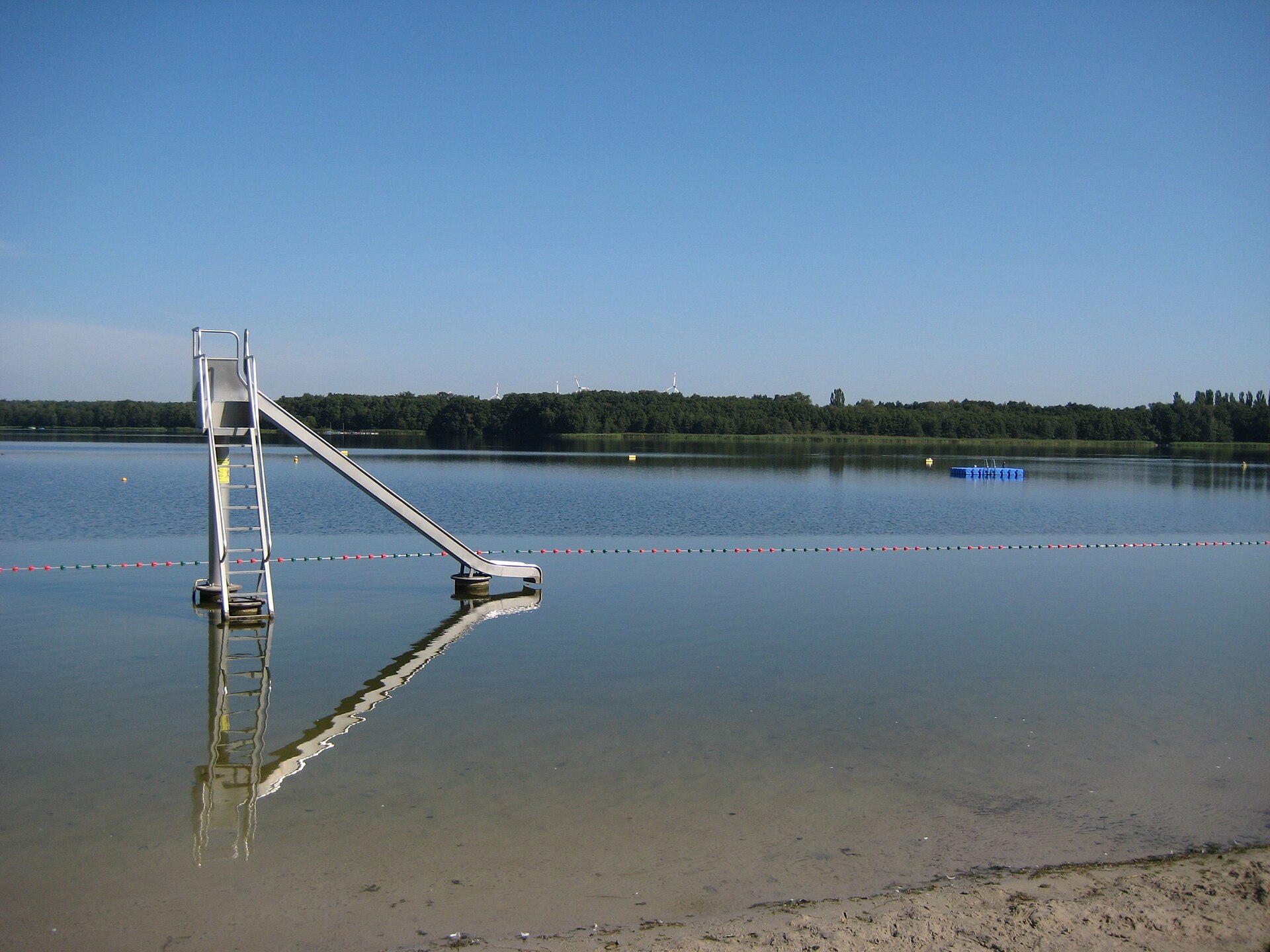 Motzener See am Strandbad Kallinchen, 2012. Umgebungsbild, nicht die Fischerei.